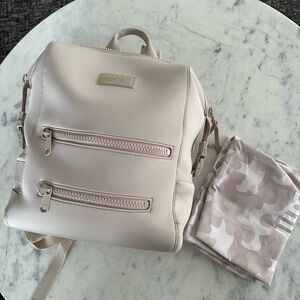 Dagne Dover Indi Backpack Diaper Bag OYSTER size L